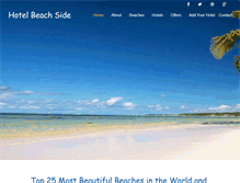 Tablet Screenshot of hotelbeachside.com